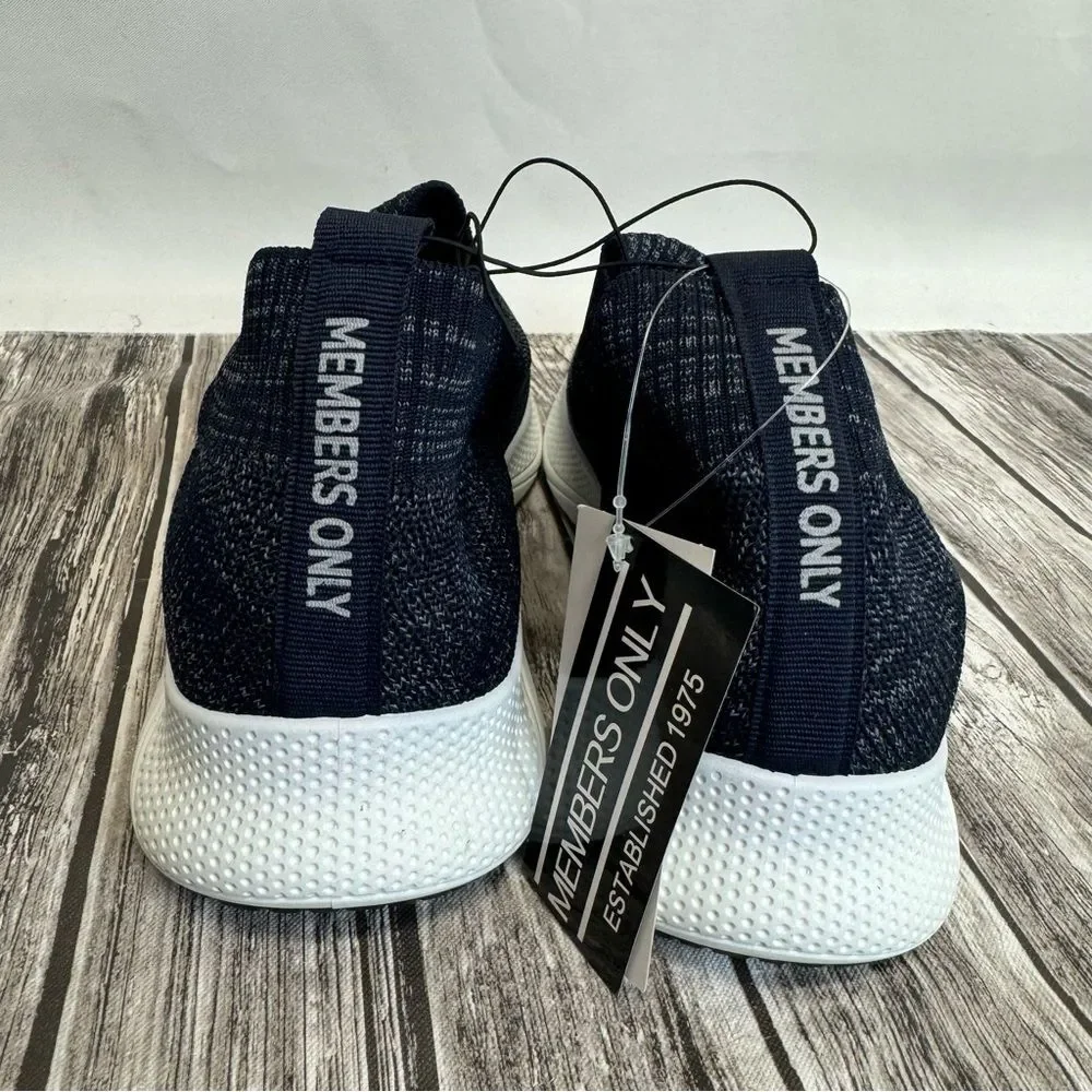 Members Only Epic-04 Slip On Sneakers Navy Space Dye Size 10 NWT - Picture 5 of 9